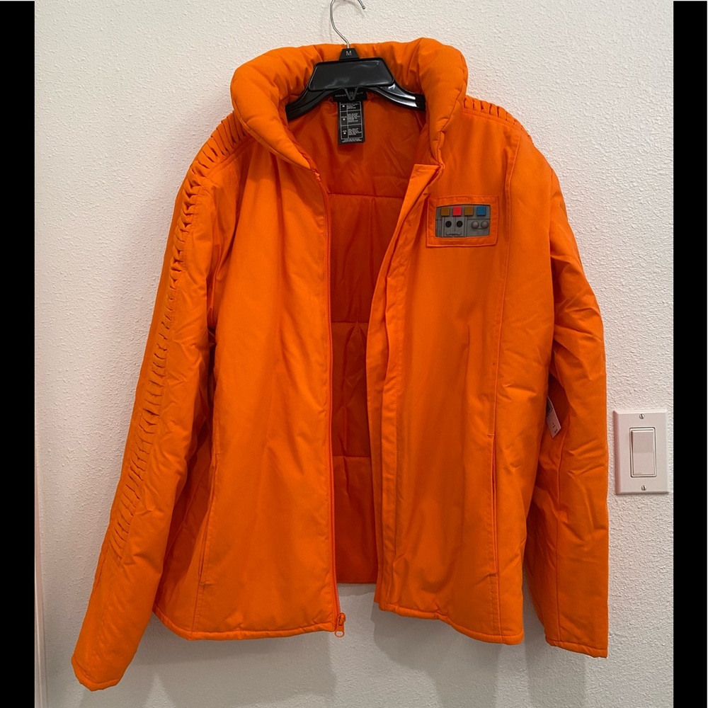 NWT Star Wars galaxys edge Disney parks rebel pilot puffer jacket size medium